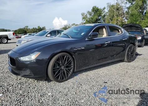 2014 Maserati Ghibli из США, поврежденный, VIN ZAM57XSA3E1086448